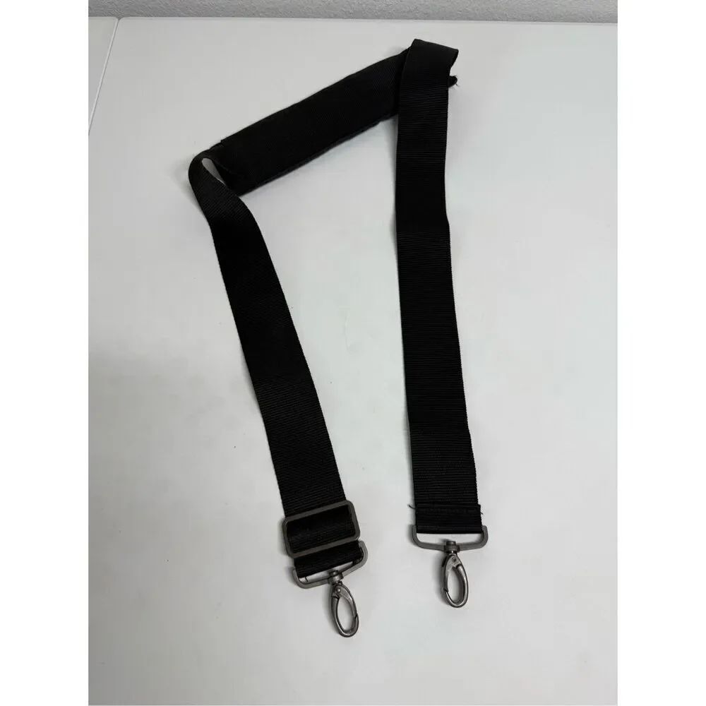 Shoulder Strap Wide Shoulder  Adjustable Silver Color Metal Carabiners